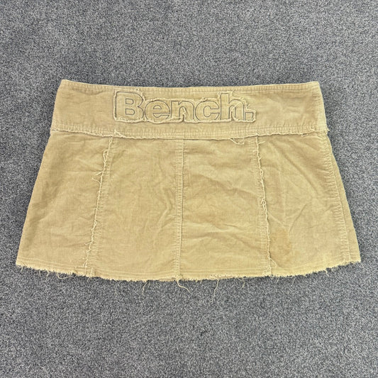 Y2K vintage Bench low rise corduroy mini skirt