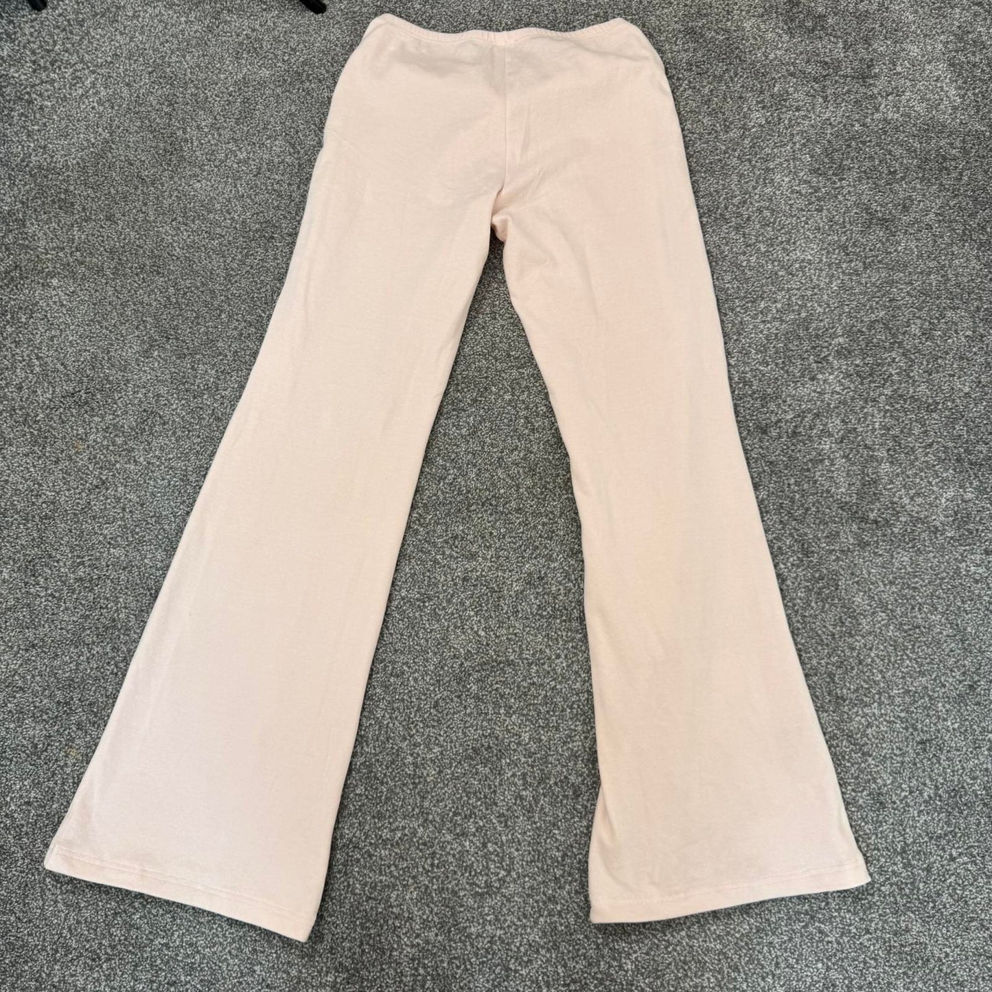 Y2K vintage Blugirl Blumarine low rise velour flared trousers rhinestone heart