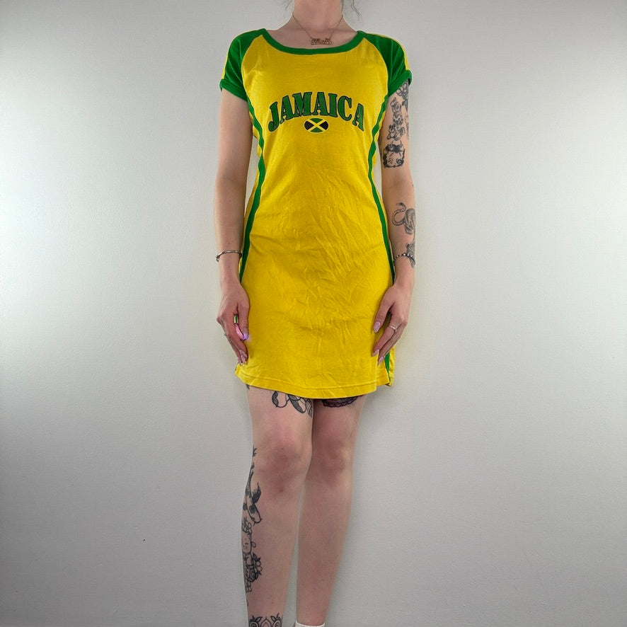 Y2K vintage Jamaica mini dress