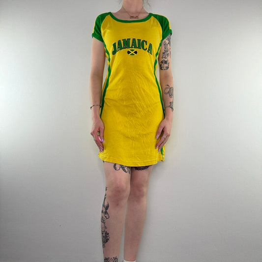 Y2K vintage Jamaica mini dress