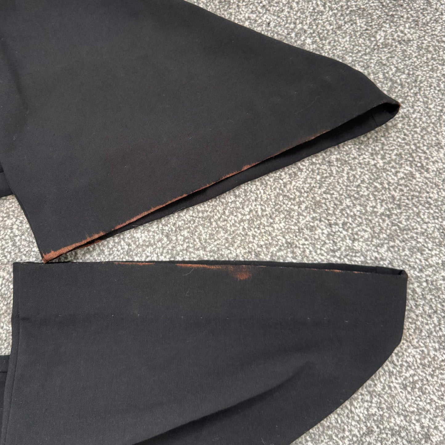 Y2K vintage mid rise tailored trousers popper buttons side pocket wide bootleg