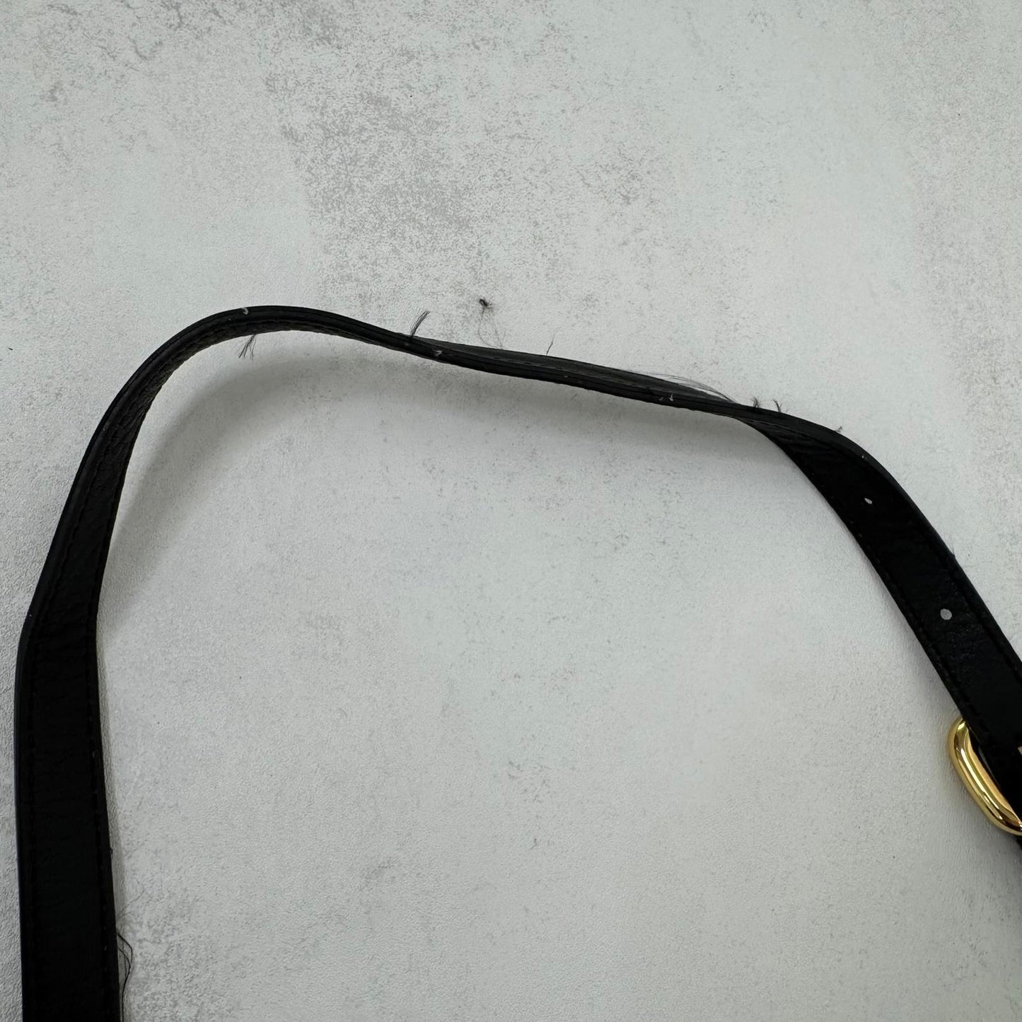 Karen Millen genuine cow leather handbag crossbody strap large work office black