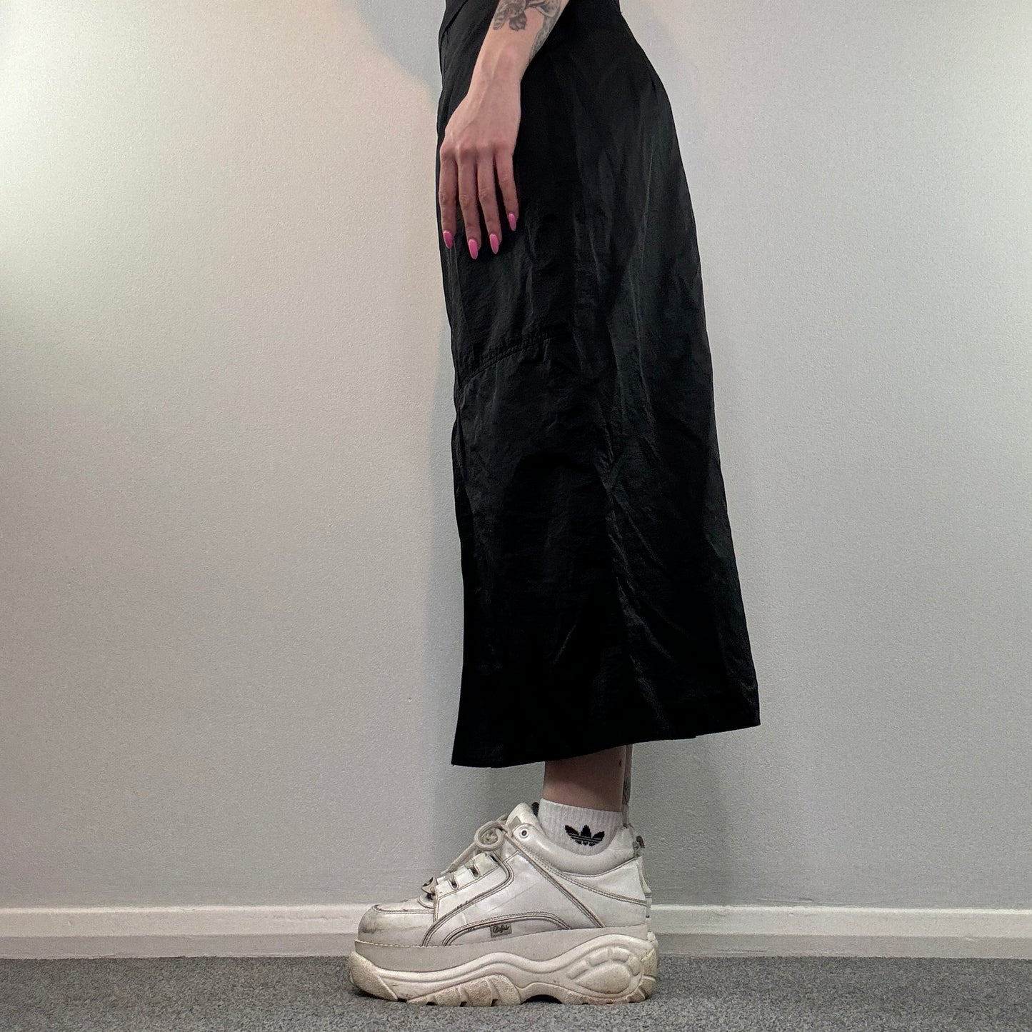 Y2K cargo maxi skirt