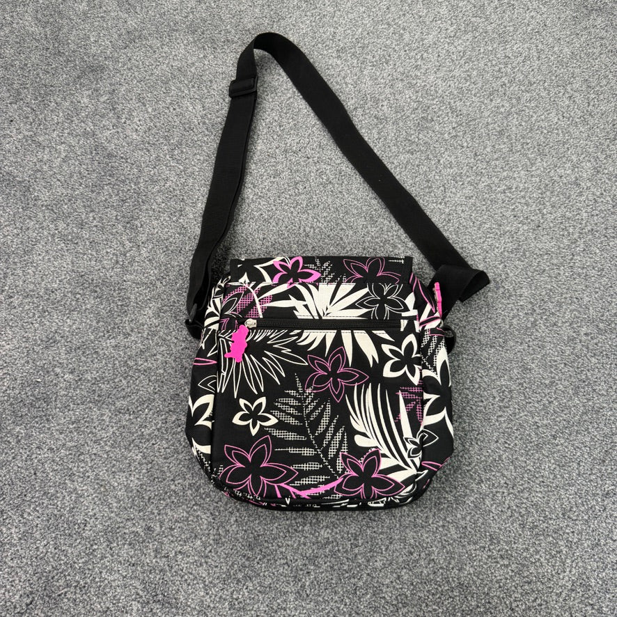 Y2K vintage floral cargo side bag