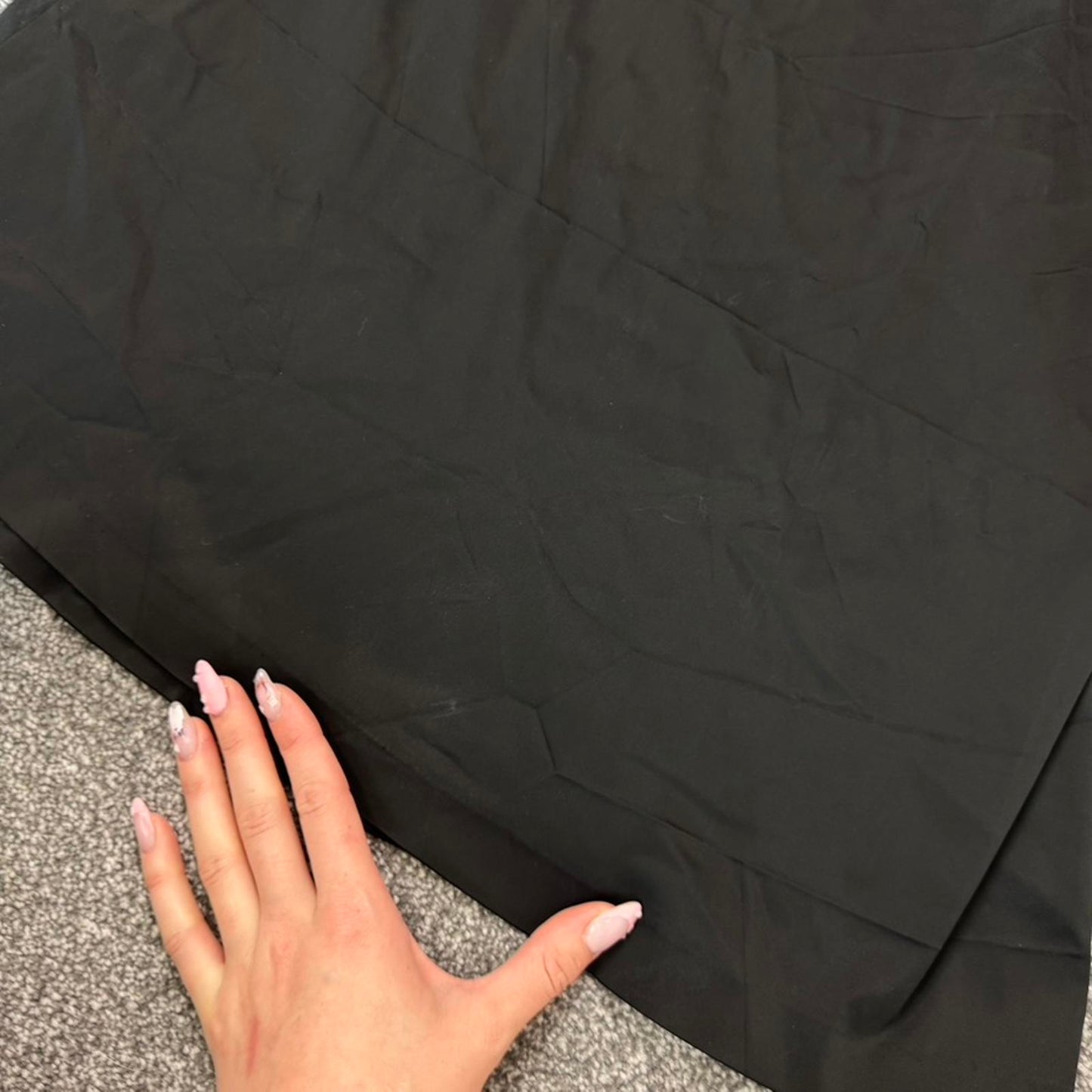 Y2K vintage French Connection satin fitted stretchy maxi skirt