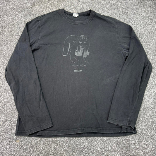 Y2K vintage Paul Smith woman model graphic print long sleeve top