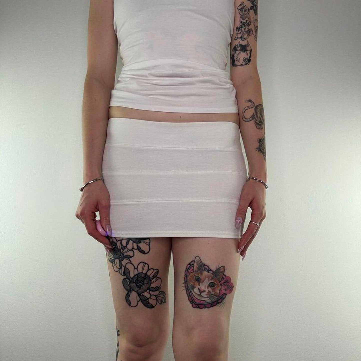 Y2K vintage low rise bandage stretchy mini skirt bodycon heart zipper micro