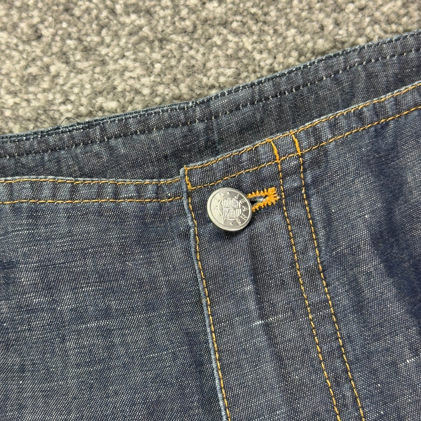 Y2K vintage Kenzo Jeans denim capri cropped jeans