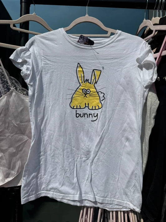 Y2K vintage bunny t shirt graphic print