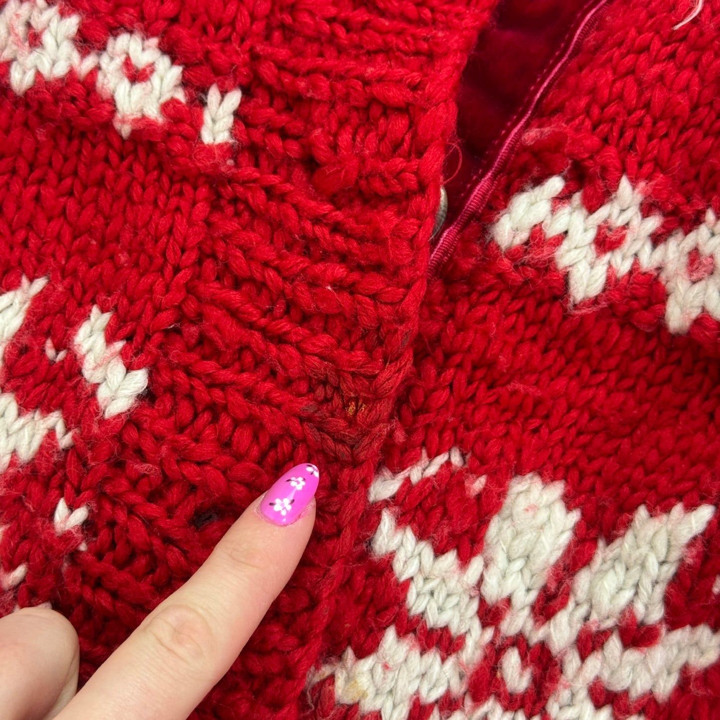 Y2K vintage Abercrombie & Fitch cardigan button up knit faux fur collar mcbling