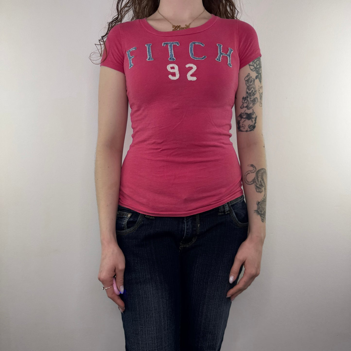 Y2K vintage Abercrombie & Fitch fitted top