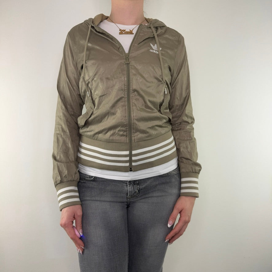 Y2K vintage Adidas zip up lightweight hoodie jacket