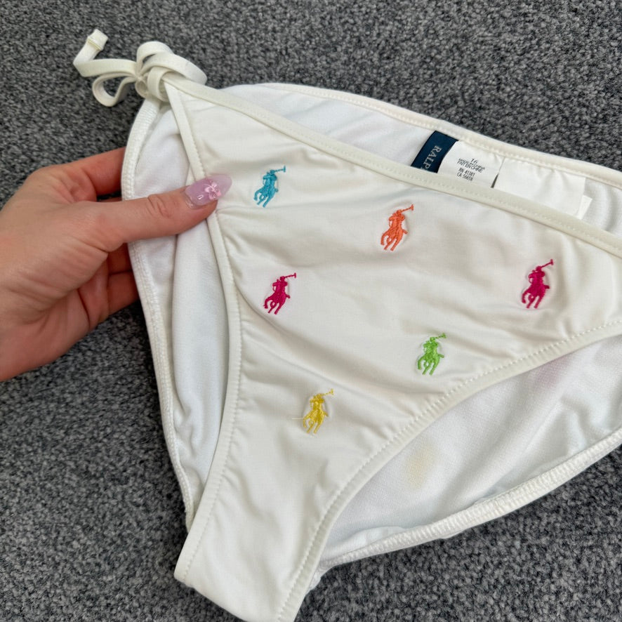 Y2K Ralph Lauren monogram bikini bottoms