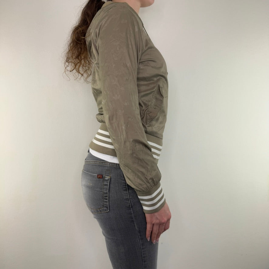 Y2K vintage Adidas zip up lightweight hoodie jacket