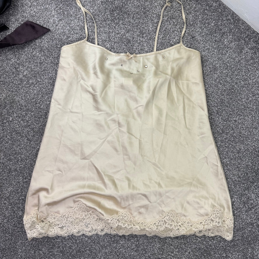 Y2K vintage Blumarine satin cami top