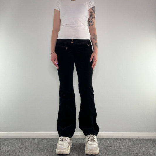 Y2K vintage low rise bootcut trousers