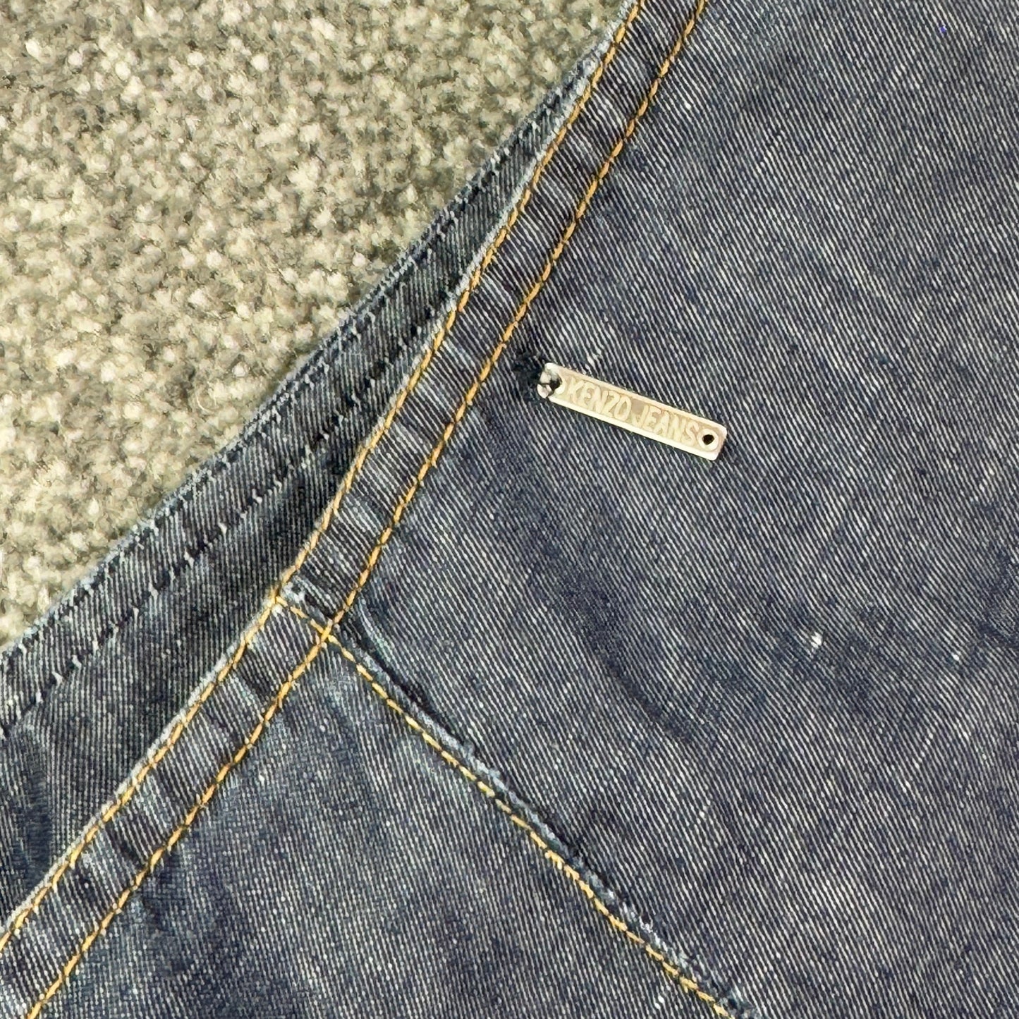 Y2K vintage Kenzo Jeans denim capri cropped jeans