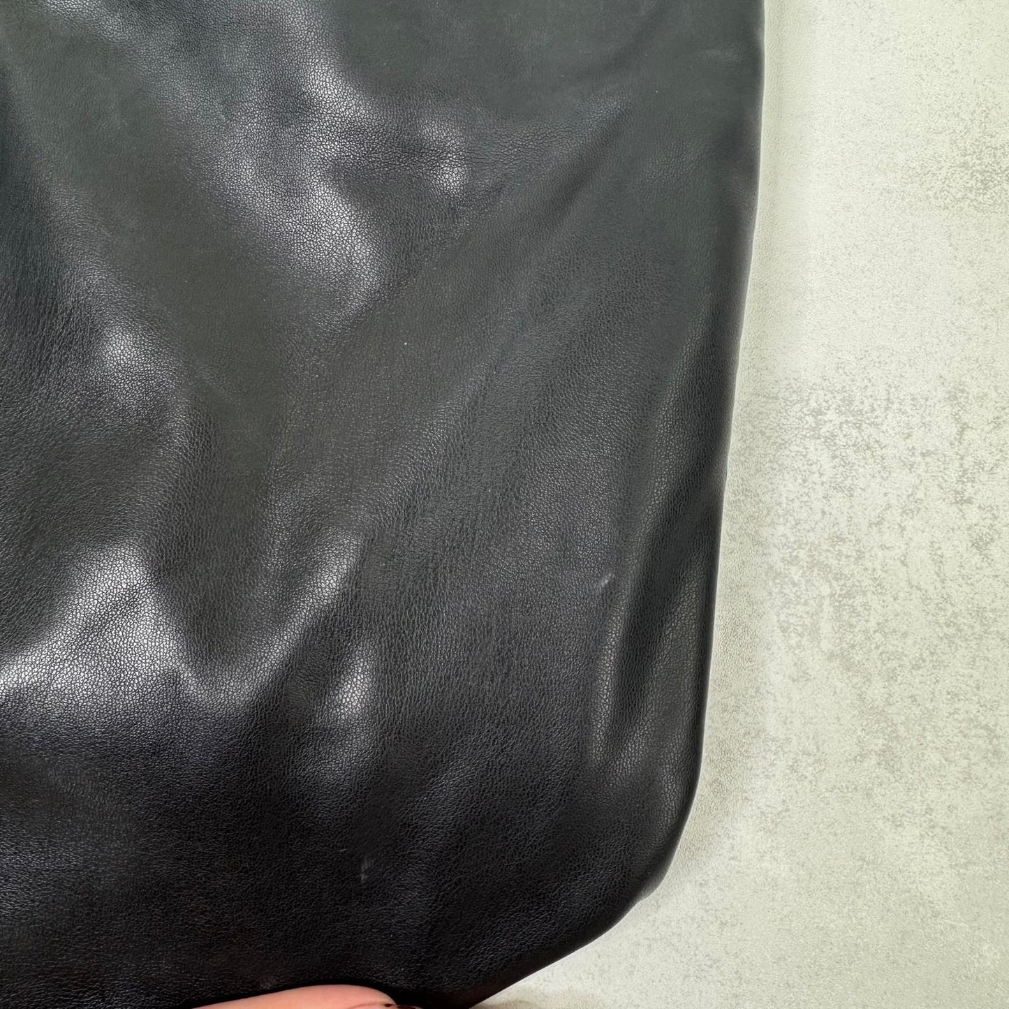 DKNY shoulder bag faux leather slouchy large black