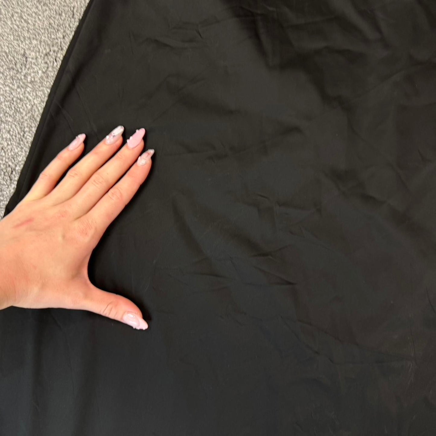 Y2K vintage French Connection satin fitted stretchy maxi skirt