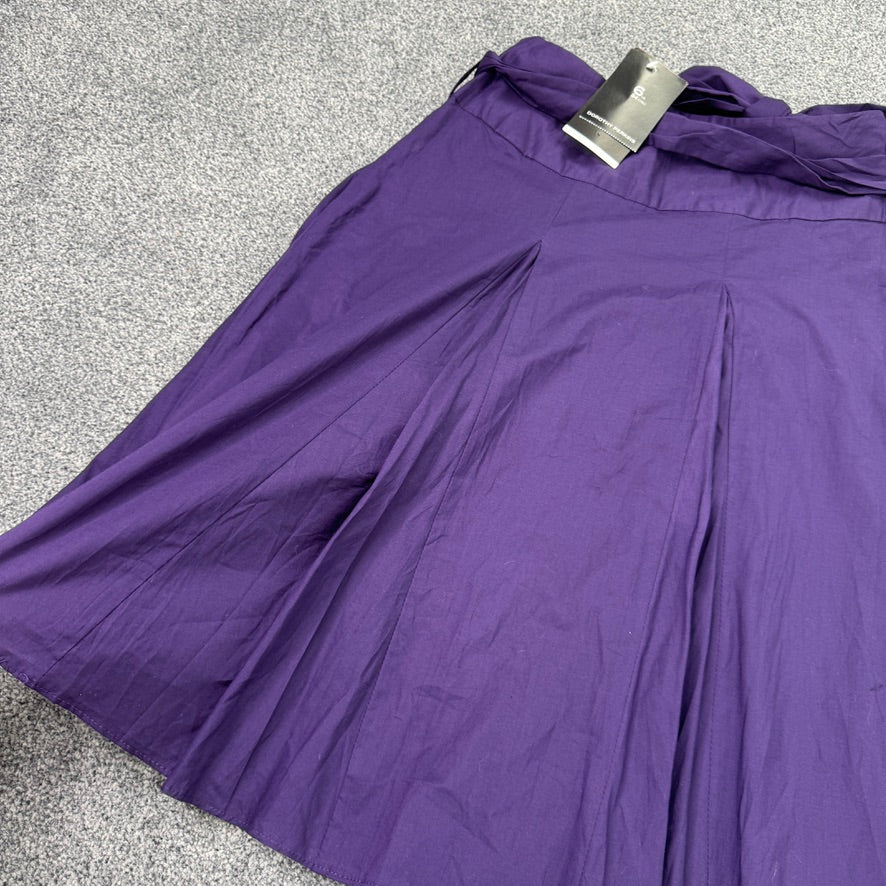 Y2K vintage floaty midi skirt with bow belt