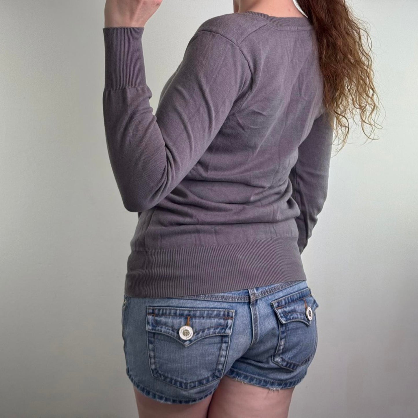 Y2K vintage Iron Fist panda fine knit jumper sparkly graphic print cute