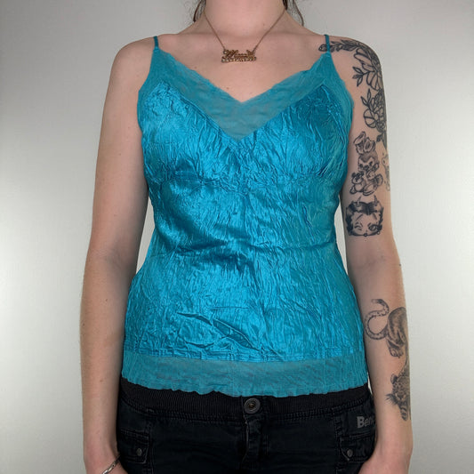 Y2K silk cami top