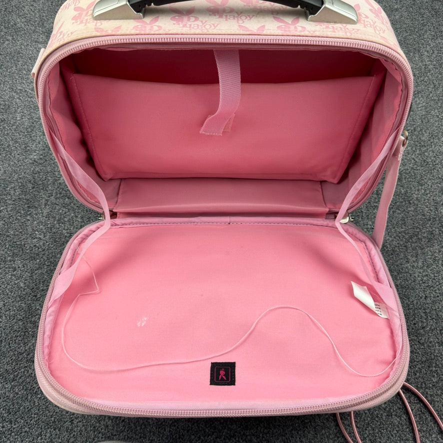 Y2K Playboy monogram luggage breifcase