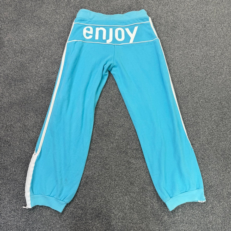 Y2K vintage slogan low rise capri joggers