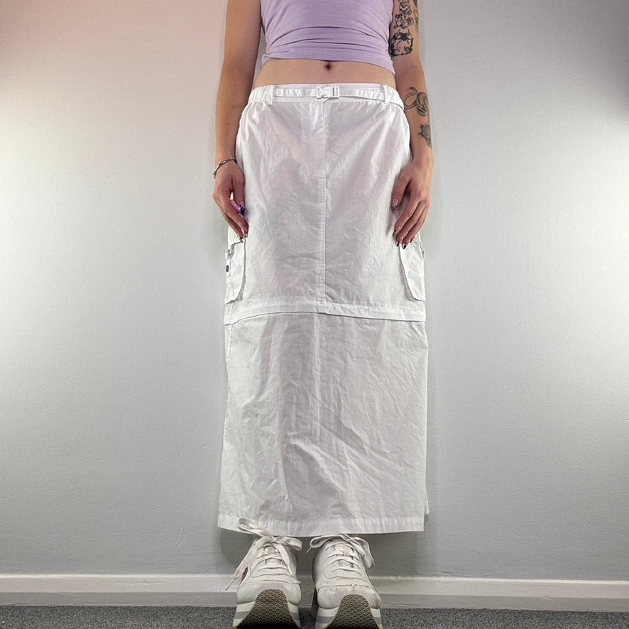 Y2K cargo maxi skirt