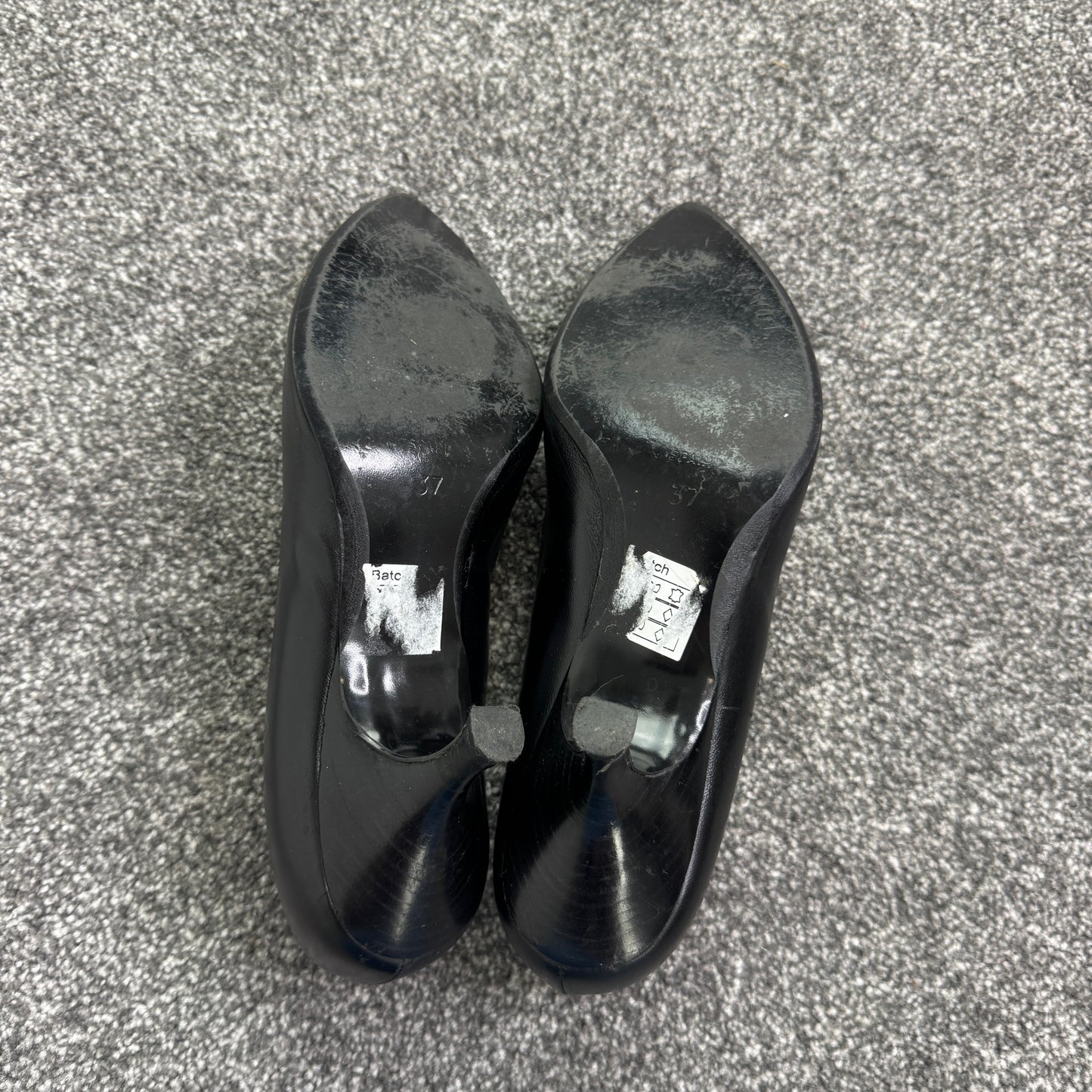 Y2K vintage leather buckle kitten heels pointed toe