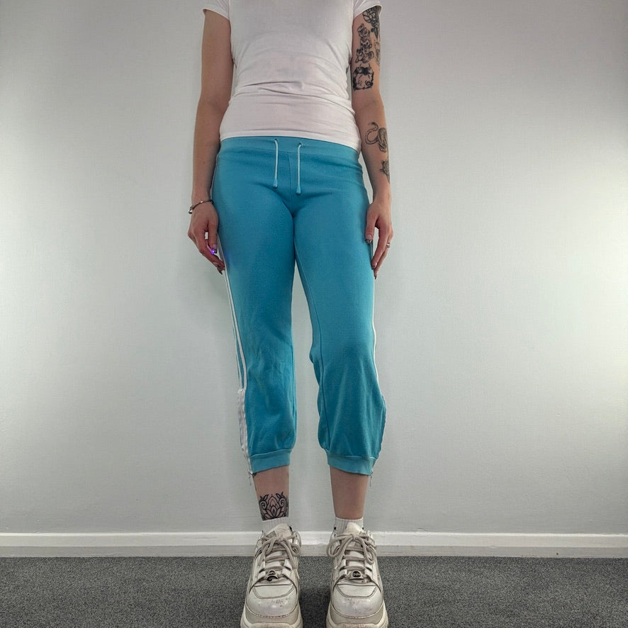 Y2K vintage slogan low rise capri joggers