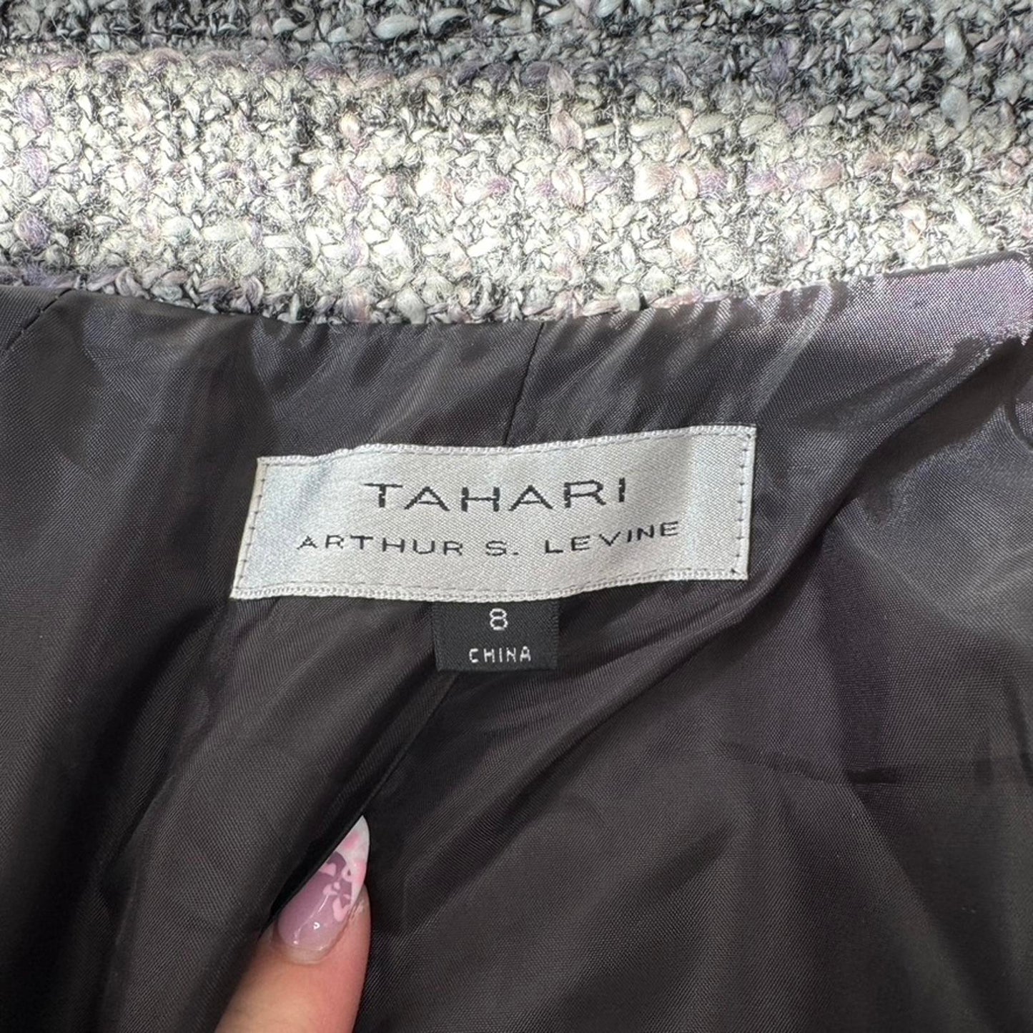 Y2K vintage wool blend pea coat jacket flare 3/4 sleeve with belt button up