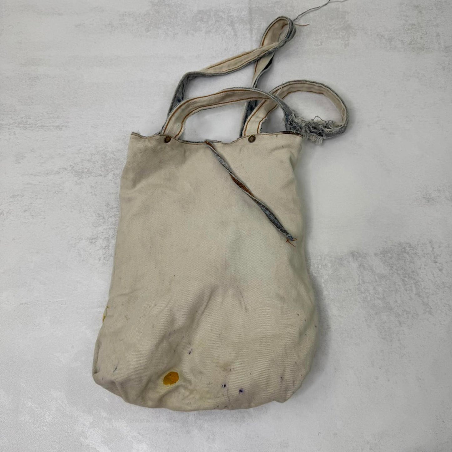 Y2K vintage Evisu shoulder bag tote denim reversible small size