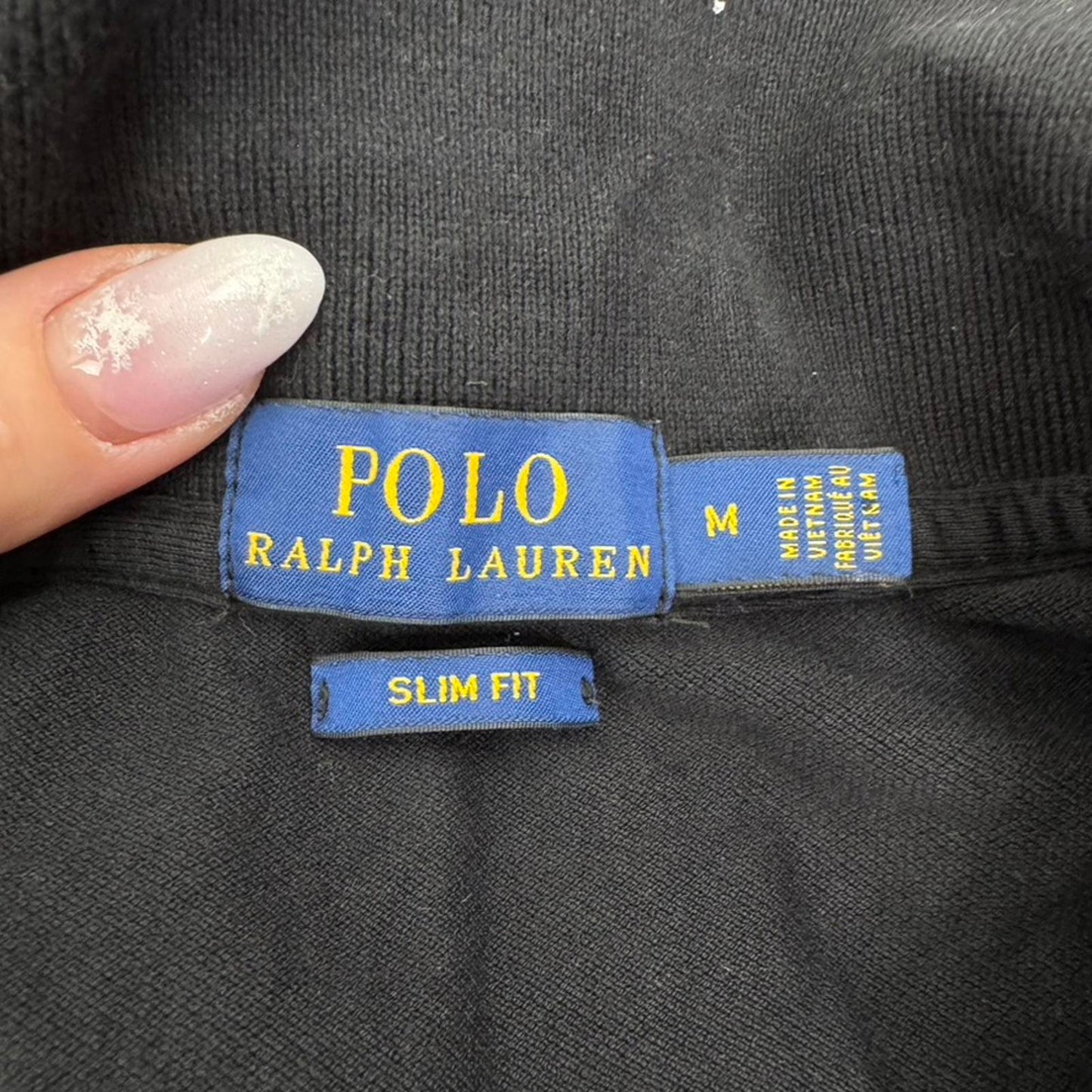 Y2K vintage Polo Ralph Lauren polo top short sleeve beaded henley fitted