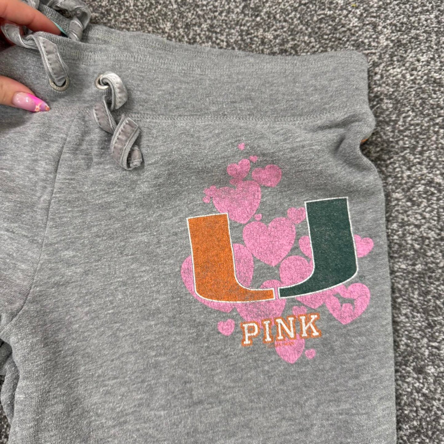 Y2K vintage Victoria's Secret PINK 5th & Ocean capri cropped jogging bottoms