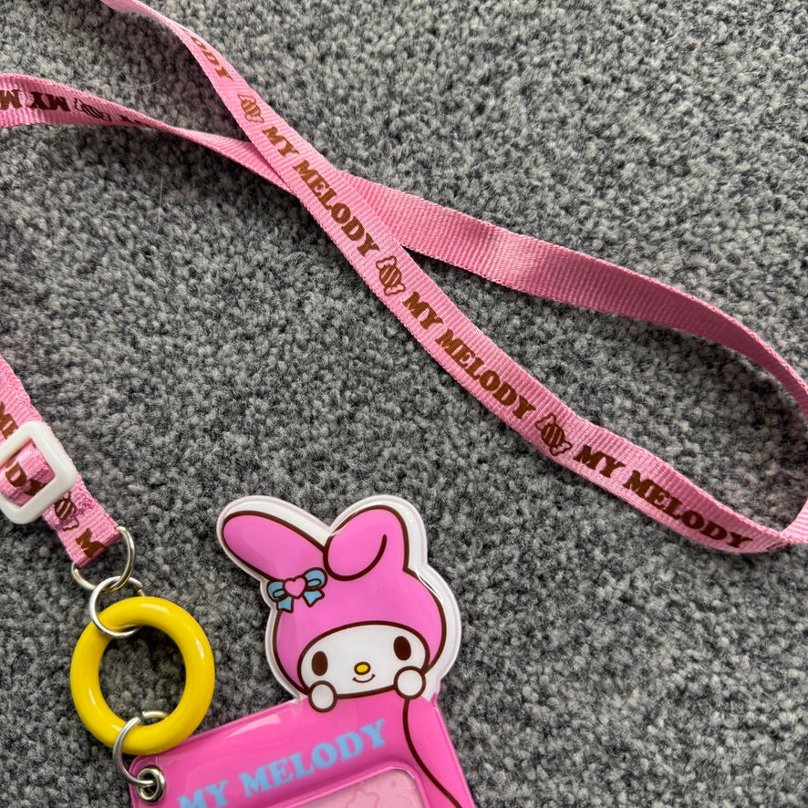 My Melody Sanrio 2010 ID card holder lanyard