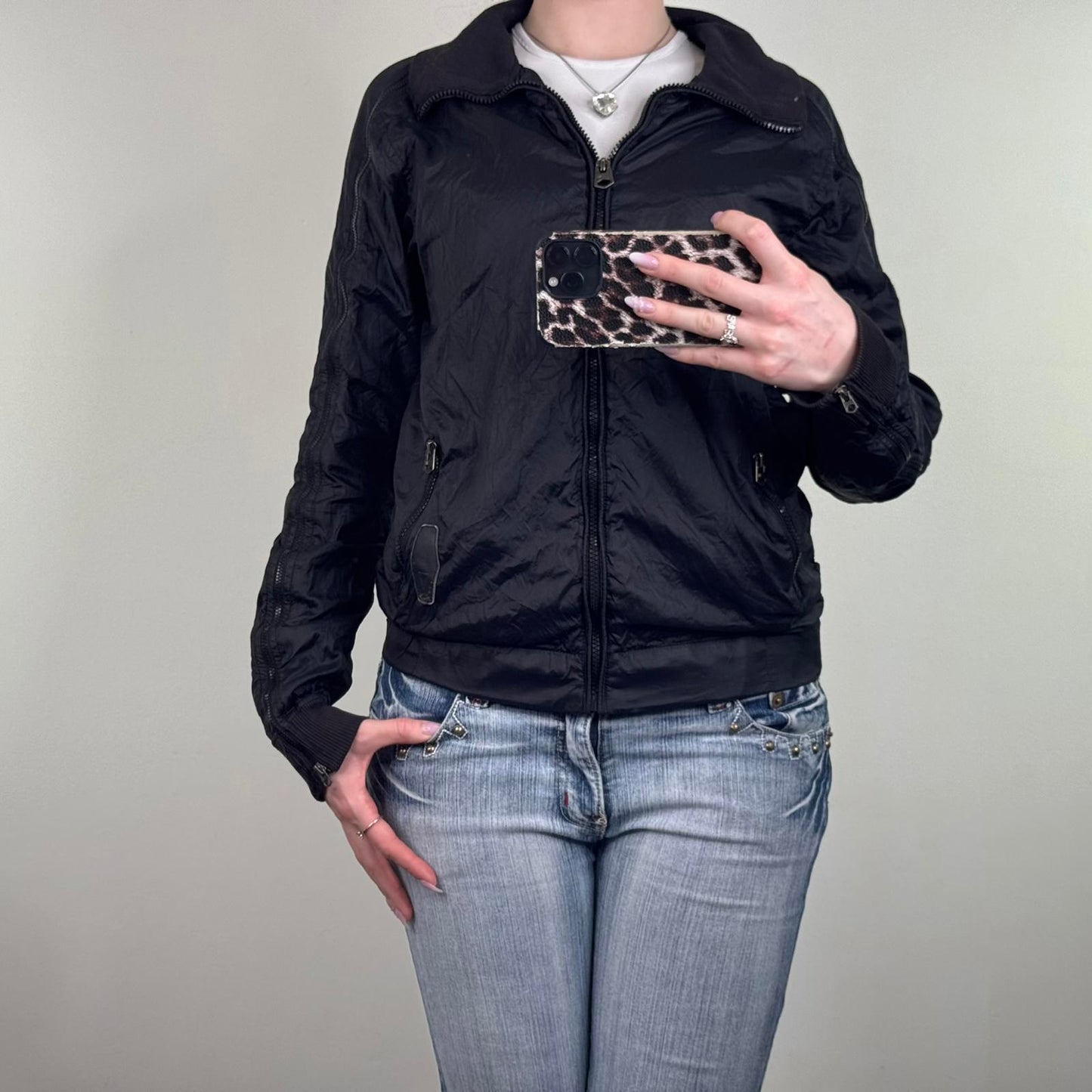 Y2K vintage G-Star Raw lightweight men's jacket zip up utility archive high neck