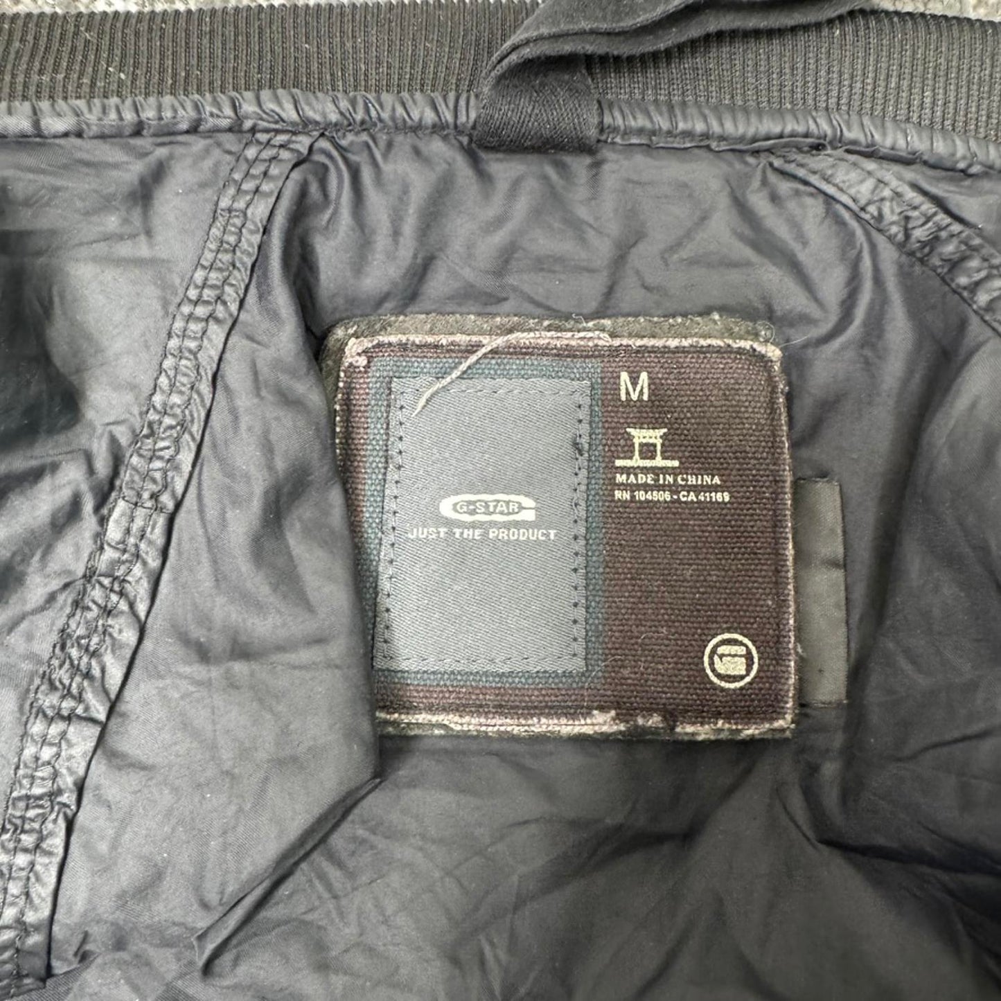 Y2K vintage G-Star Raw lightweight men's jacket zip up utility archive high neck