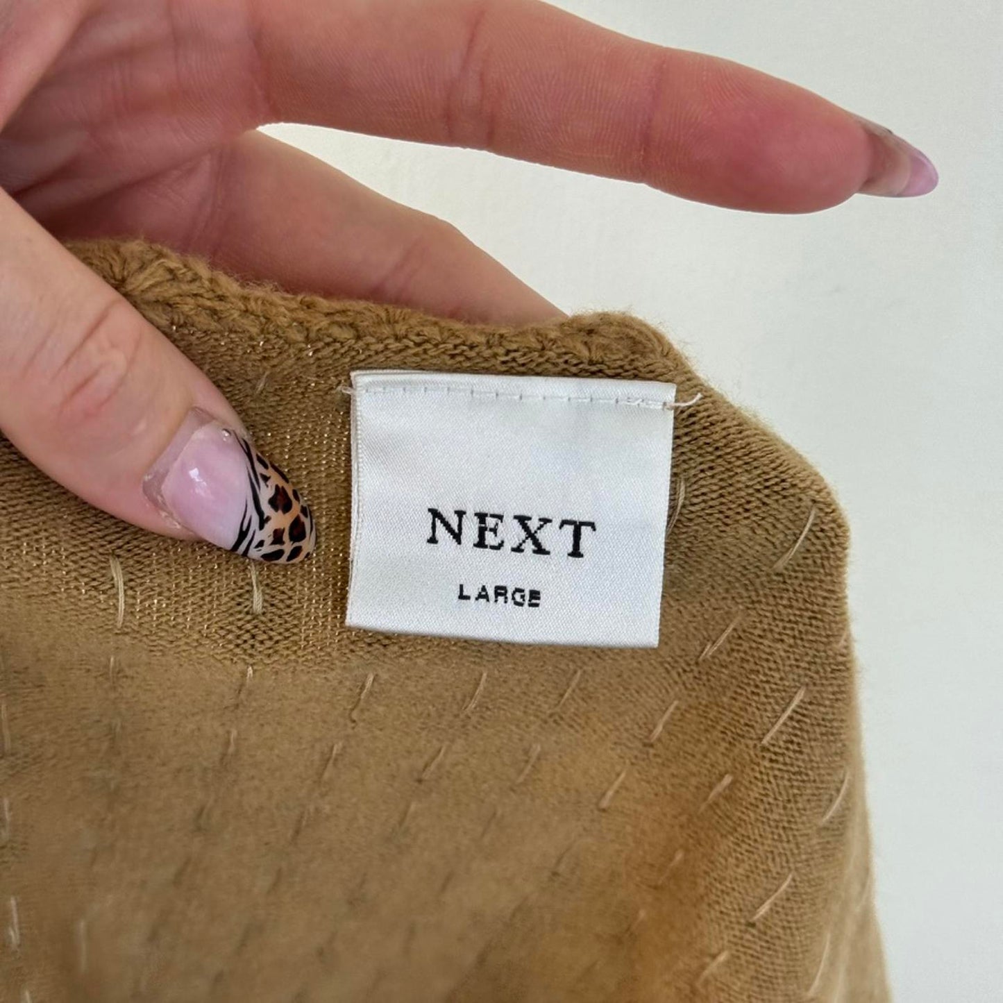 Y2K vintage cropped cardigan metal disc embellished short sleeve knitted beige