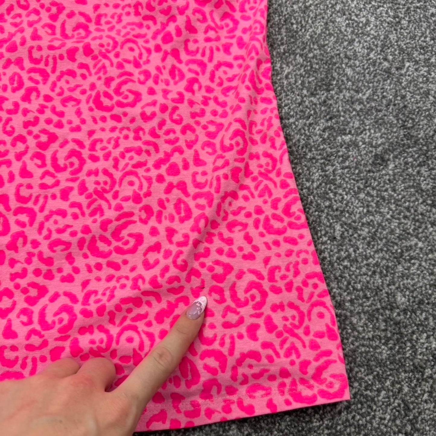 Y2K vintage leopard print strapless top hot pink