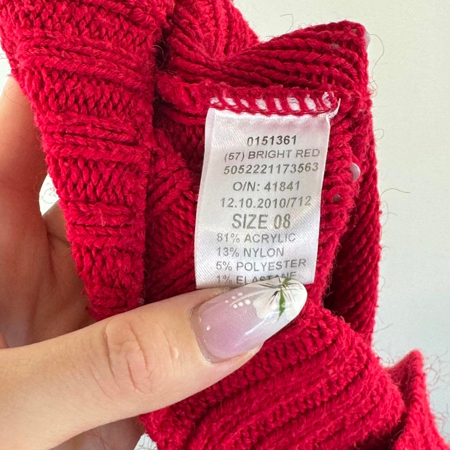 Vintage Jane Norman roll neck knitted jumper buckle scoop neck