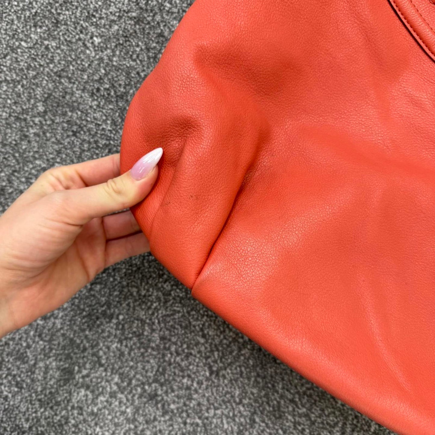 Vintage Coach Ashley Leather Convertible Shoulder Bag Satchel F23684 large