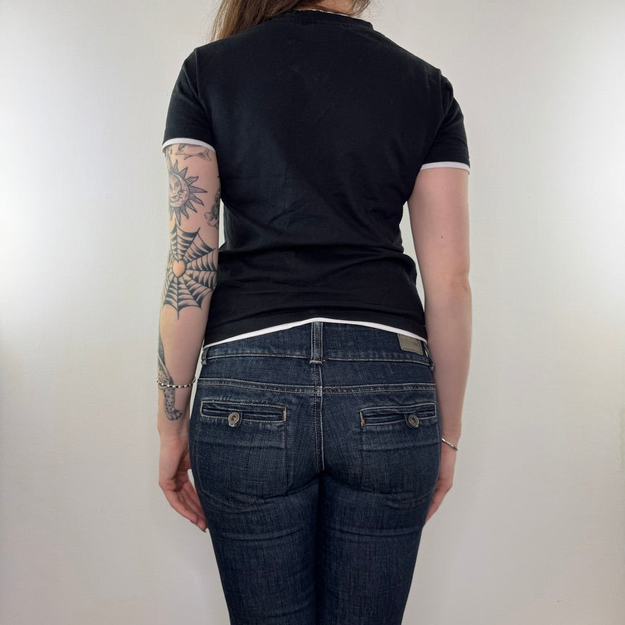 Y2K vintage Hull F.C spell out t shirt