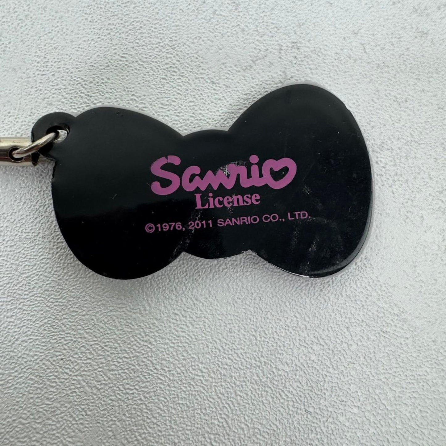 Vintage Hello Kitty Sanrio pencil case / makeup bag star heart charm bow