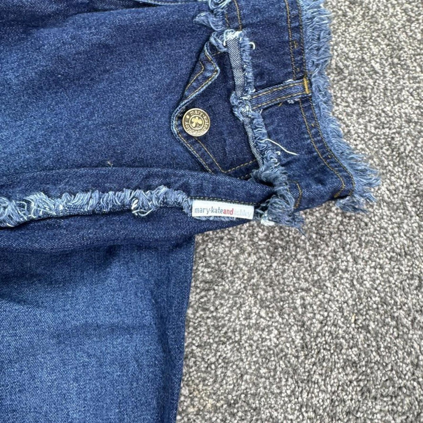 Y2K vintage patchwork denim flared jeans