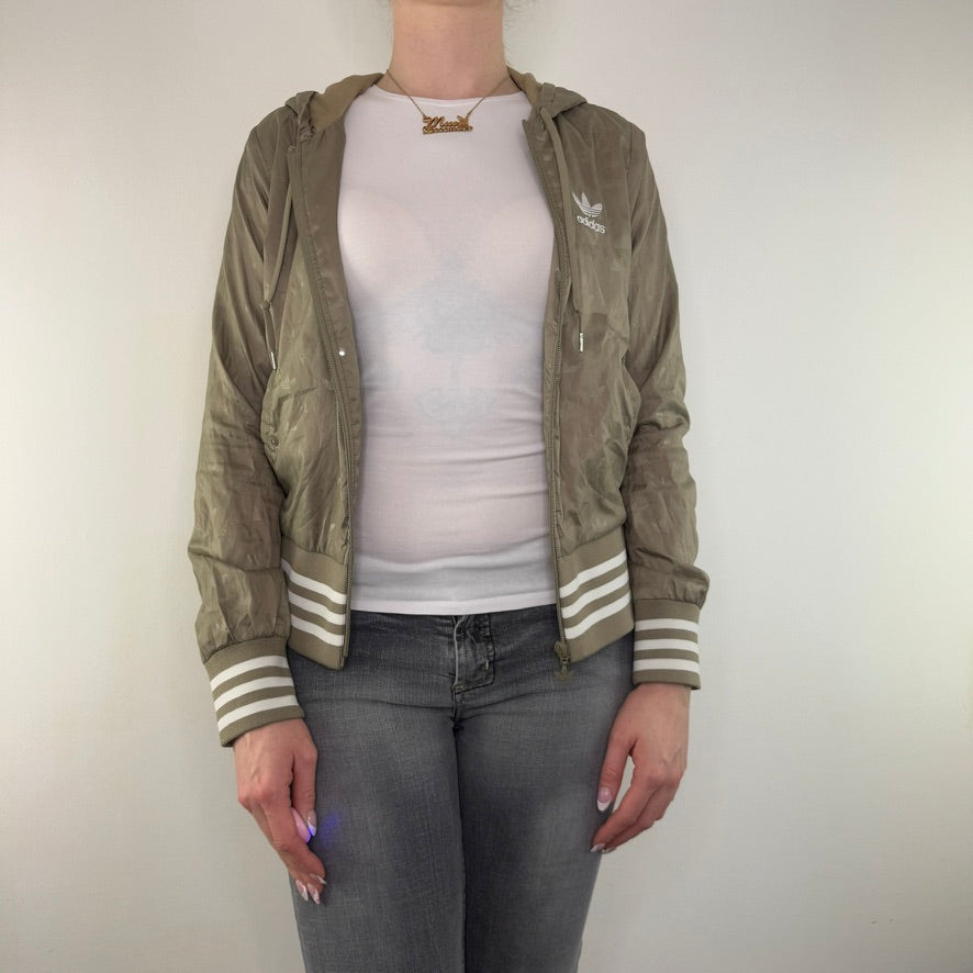 Y2K vintage Adidas zip up lightweight hoodie jacket