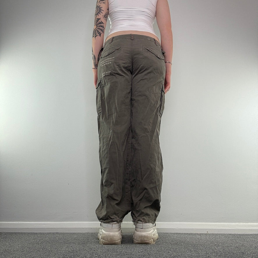 Y2K Grey Bench cargo trousers