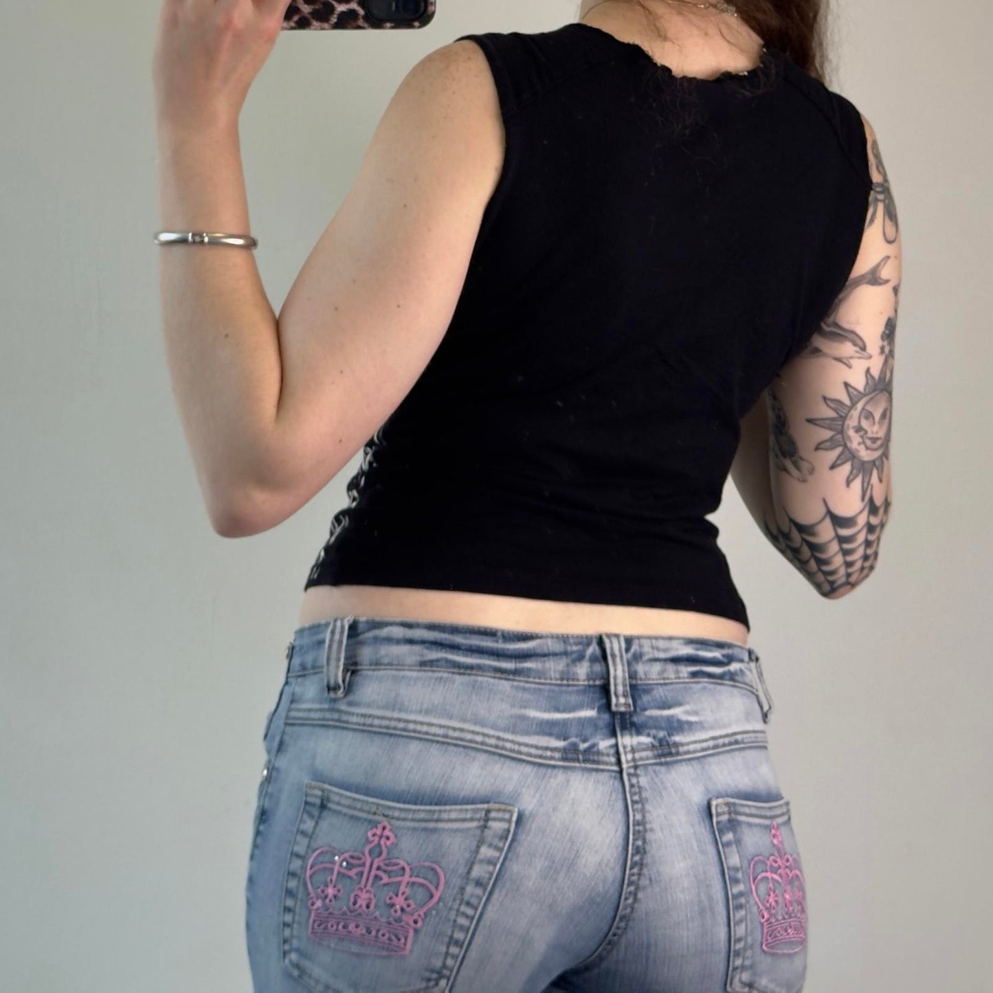 Y2K vintage Punkyfish tank top v neck graphic print text