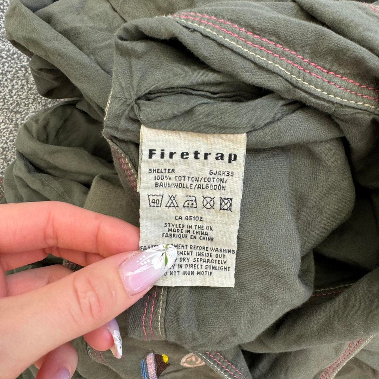 Y2K vintage Firetrap a line puffy midi skirt khaki box pleat knee length archive