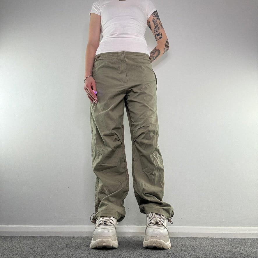 Y2K Maharishi dragon embroidered baggy cargo trousers